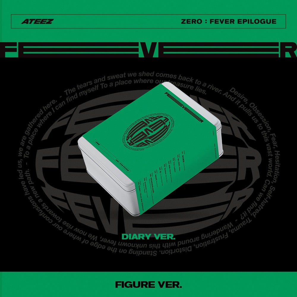 ateez fever epilogue ソンファ ピンクモリ セット ATEEZ] ATEEZ - [ZERO : FEVER EPILOGUE] DIARY VER. (FIGURE VER